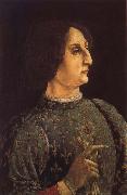 Pollaiuolo, Piero, Portrat of Galeas-Maria Sforza